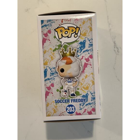 Funko Pop! Soccer Freddy #203 Funko Shop Exclusive DIY New #3 - Picture 4 of 7